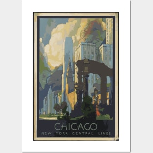 Chicago Central line Posters and Art